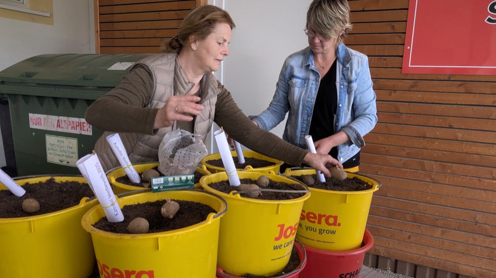 Staudentausch mit Kinderprogramm